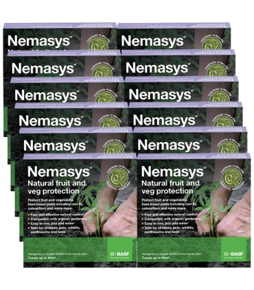 Nemasys Fruit & Veg Protection Programme (6 x 2 Packs / 6 Months Supply)