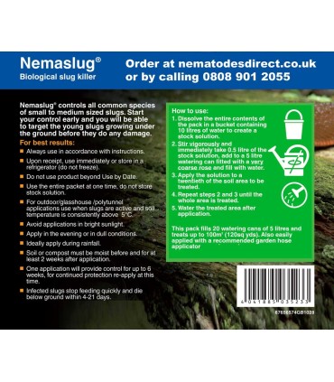 Nemaslug Slug Killer Programme - 18 Week / 100m2