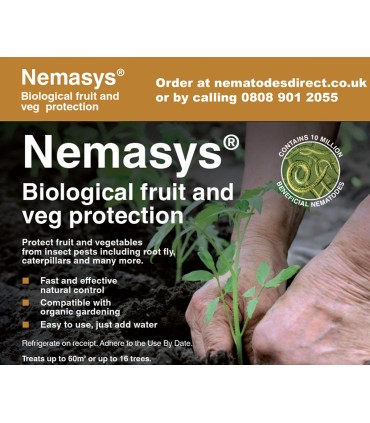 Nemasys Caterpillar, Codling Moth & Gooseberry Sawfly Nematodes - April Despatch