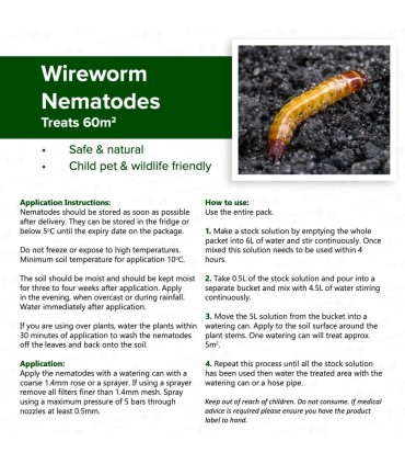 Wireworm Nematodes - 60 Sq.M