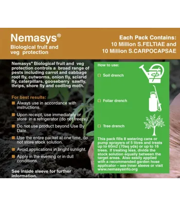 Nemasys Fruit & Veg Protection - Single Delivery of 1 Pack