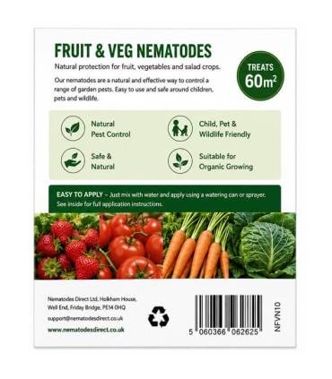 Fruit & Veg Protection Nematodes - Single Delivery of 2 Sachets